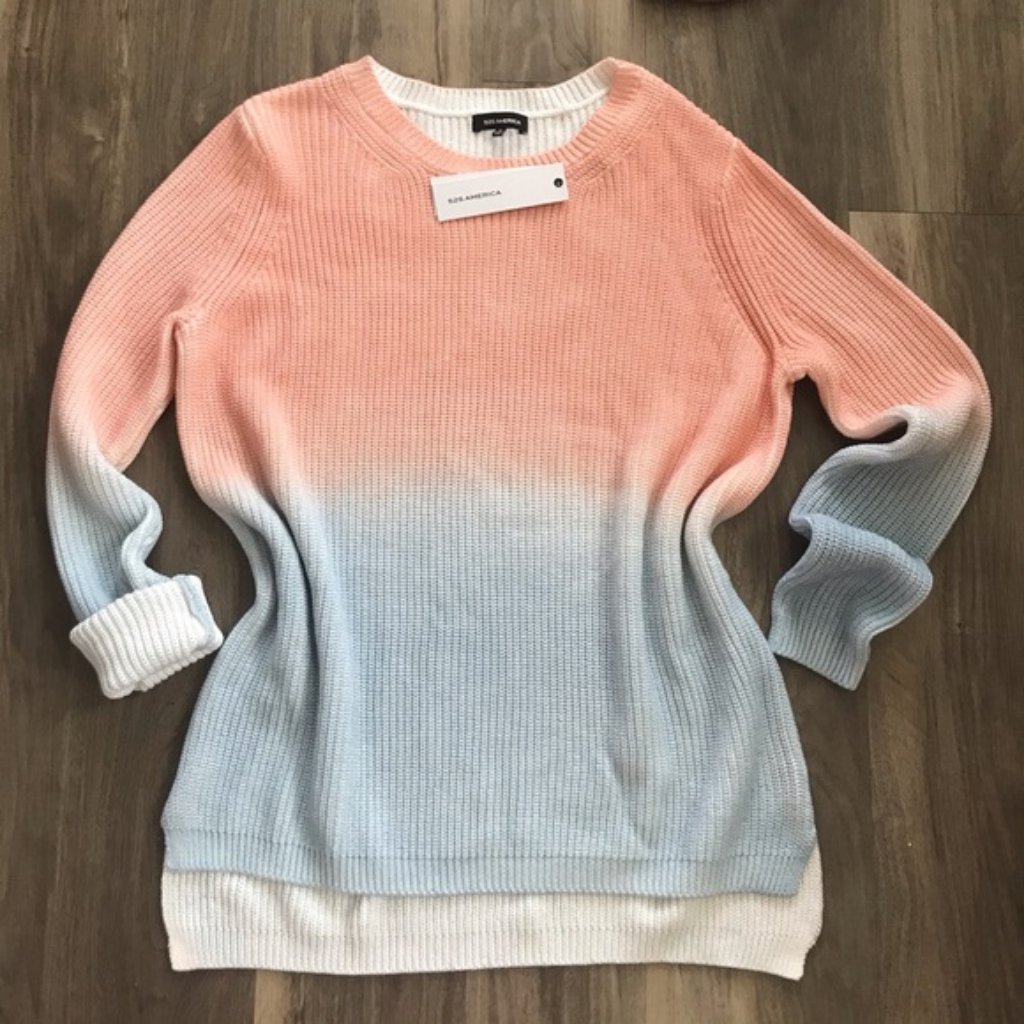 Nwt 525 America The Emma - Dip Dye Sweater